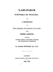 Tapa de Labiatarum Genera Et Species: Or, A Description of the Genera and Species of Plants of the Order ..