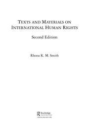 Tapa de Texts & materials on international human rights