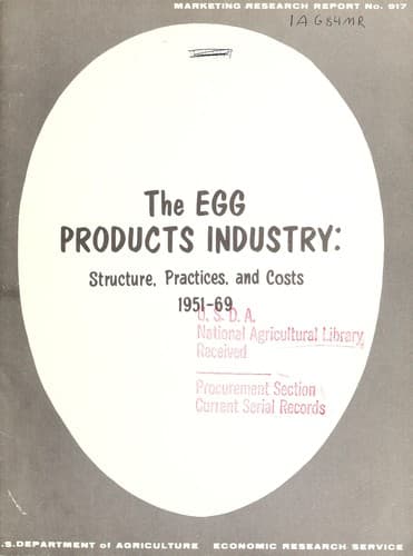 Tapa de The egg products industry