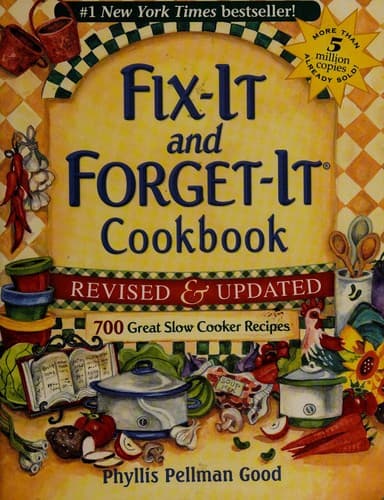 Tapa de Fix-it and forget-it cookbook