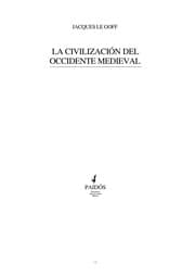 Tapa de La civilización del Occidente medieval