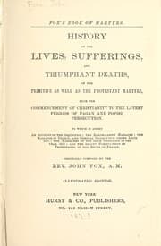 Tapa de Foxe's Book of martyrs