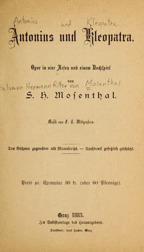 Tapa de Antonius und Kleopatra