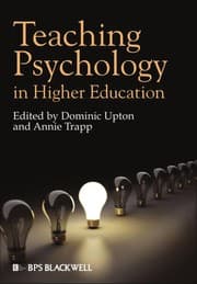 Tapa de Teaching psychology in higher education