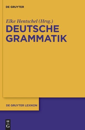 Tapa de Deutsche Grammatik