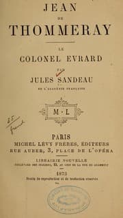 Tapa de Jean de Thommeray