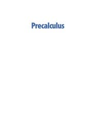Tapa de Precalculus