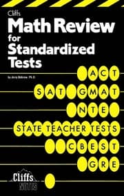 Tapa de Math review for standardized tests