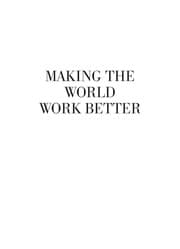 Tapa de Making the world work better