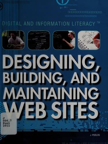 Tapa de Designing, building, and maintaining web sites
