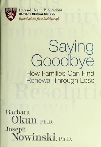 Tapa de Saying goodbye