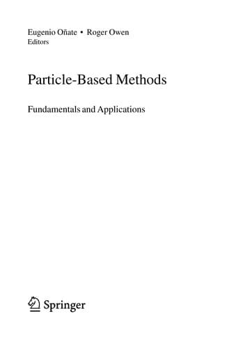 Tapa de Particle-Based Methods