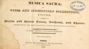 Tapa de Musica sacra, or, Springfield and Utica collections, united