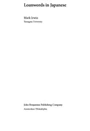 Tapa de Loanwords in Japanese