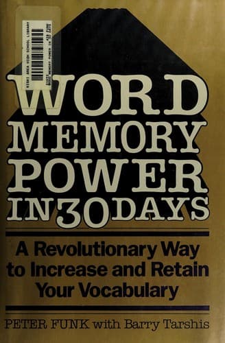 Tapa de Word memory power in 30 days