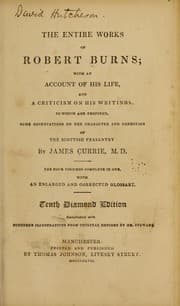 Tapa de The entire works of Robert Burns