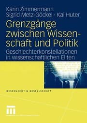 Tapa de Grenzgänge Zwischen Wissenschaft und Politik
