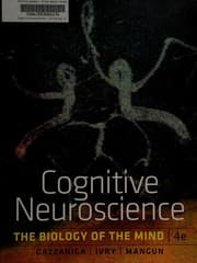 Tapa de Cognitive neuroscience