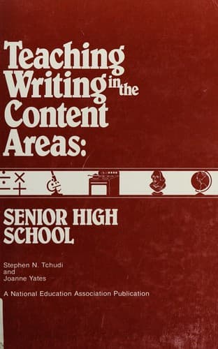 Tapa de Teaching writing in the content areas