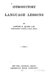 Tapa de Introductory language lessons