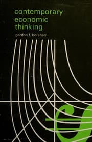 Tapa de Contemporary economic thinking