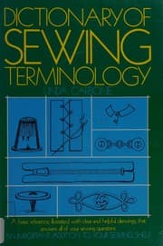 Tapa de Dictionary of sewing terminology