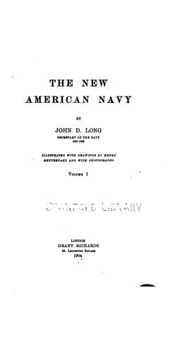 Tapa de The new American Navy