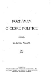 Tapa de Poznámky o české politice