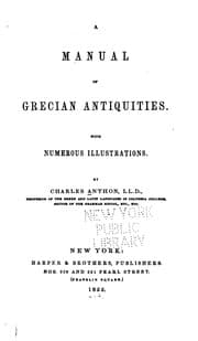 Tapa de A manual of Grecian antiquities