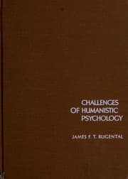 Tapa de Challenges of humanistic psychology