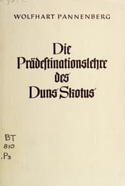 Tapa de Die Prädestinationslehre des Duns Skotus
