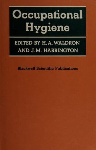 Tapa de Occupational Hygiene an Introductory Text
