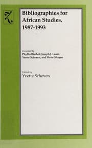Tapa de Bibliographies for African studies, 1987-1993