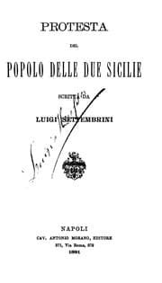 Tapa de Protesta del popolo delle Due Sicilie