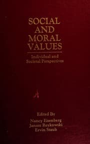 Tapa de Social and moral values