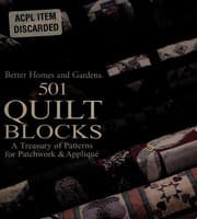 Tapa de 501 Quilt Blocks