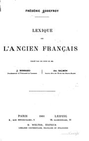 Tapa de Lexique de l'ancien français