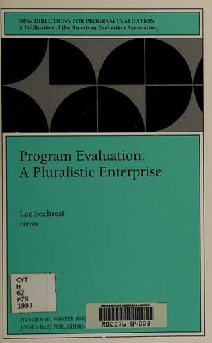 Tapa de Program evaluation