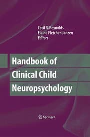 Tapa de Handbook of Clinical Child Neuropsychology