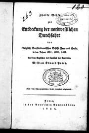 Tapa de Zweite Reise zur Entdeckung der nordwestlichen Durchfahrt der königlich Grossbritannischen Schiffe Fury und Hecla in den Jahren 1821, 1822, 1823