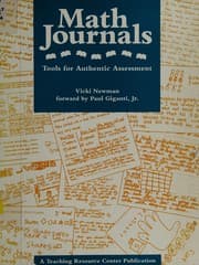 Tapa de Math Journals: Tools for Authentic Assessment
