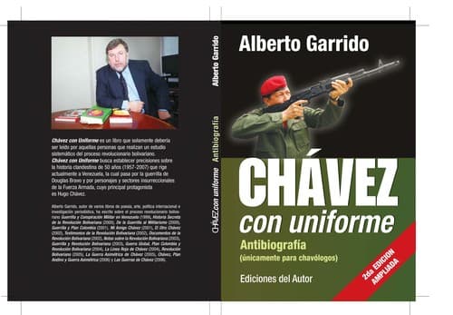 Tapa de Chávez con uniforme