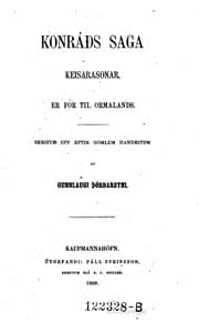 Tapa de Konráðs saga keisarasonar, er fór til Ormalands