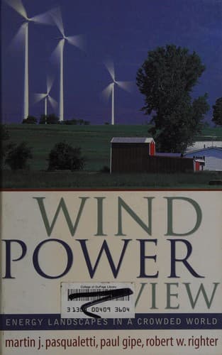 Tapa de Wind power in view