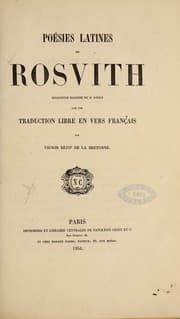 Tapa de Poésies latines de Rosvith