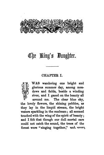 Tapa de The king's daughter
