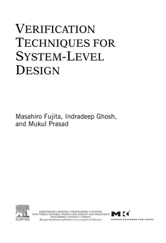Tapa de Verification techniques for system-level design