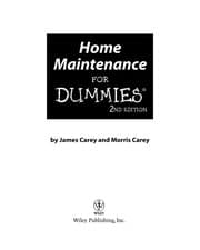 Tapa de Home maintenance for dummies
