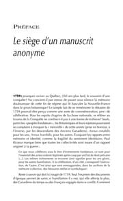 Tapa de Journal du siége de Québec du 10 mai au 18 septembre 1759