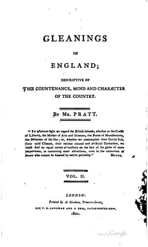 Tapa de Gleanings in England